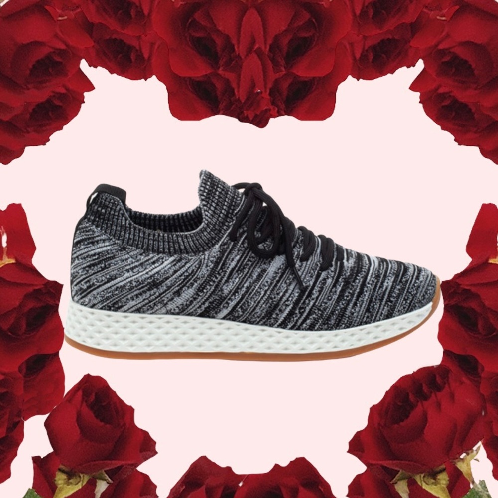 Urban Sport by J/ Slides OPY Black 2-Tone Knit
